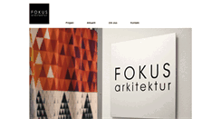 Desktop Screenshot of fokusarkitektur.se